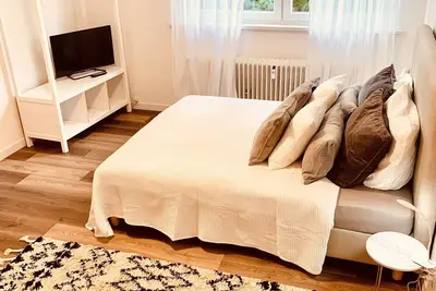 Image de Guest house at the Homburg University Hospital: Exclusive apartment with kitchen and bathroom