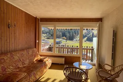 Image de Studio avec vue sur la prairie