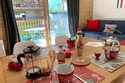 Image de Charmant appartement 2 pièces avec terrasse et Wifi au centre de Samoëns