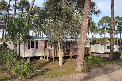 Image de Mobile home 40 m²+veranda in the 3-star vacation park les Dunes de Contis 4 km from the beach