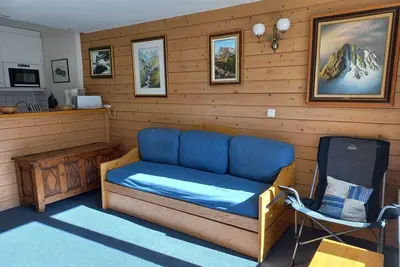 Image de Appartement 2p Sud\/Ouest, 100m des pistes, balcon, 6ème étage, ascenseur, 5 couchages