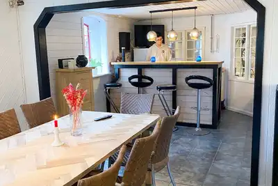 Image de Cozy place with spa, sauna etc.