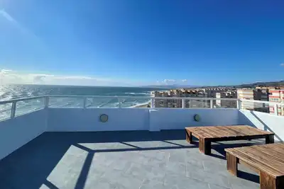 Image de Maison de vacances \"Atico Carabela\" près de la mer avec vue sur la mer, piscine