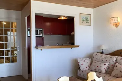 Image de Charmant studio 4 pers. 32 m², balcon Sud, télésiège à 50m – Alpe d’Huez