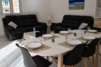 Image de Appartement T4 92M² pour 6 pers à 400m de la plage