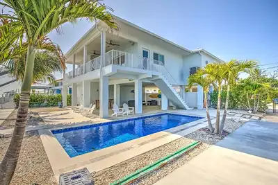 New Waterfront Home w/ Heated Pool & Private Dock