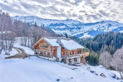 Image de Mountain chalet for 12 people with 360° view of the Mont Blanc massif