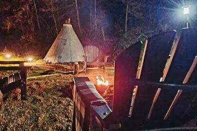 Image de Pet-friendly cabin in the Woods! Fire Pit + Wifi!