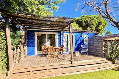 Image de Paillotte Saona Premium Climatisée 28m² - 2 chambres - Terrasse 15m² 5 personnes