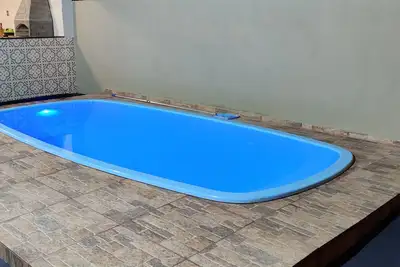 Swimming pool with heating temp 30º to 34º, Air Cond. WiFi, New House