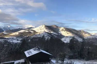 Image de Chalet de montagne avec jardin et vue magnifique