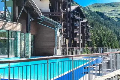 Image de Appartement familiale T3 rénové dans résidence ski aux pieds