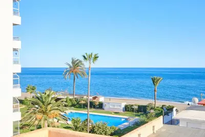 Siesta Beach 1, plage, parking Cala de Mijas