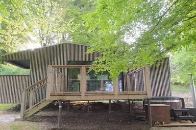 Image de Bungalow Terrasse avec Spa privatif (4/5 pers) - Etape en Foret