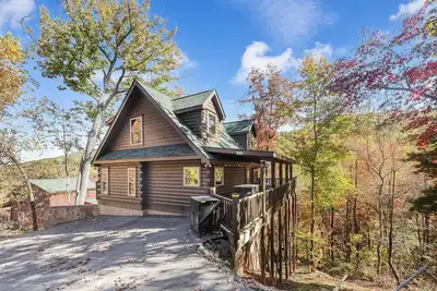 Image de Smokies/Log cabin/ Mountain views/ King size bed/ Hot tub/Sauna/Pet