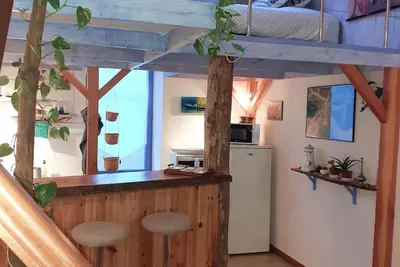 Image de Ambiance cabane pour ce charmant studio mezzanine