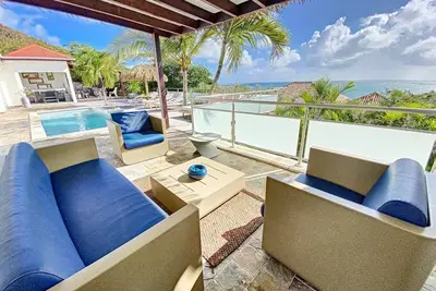 Image de Villa zen : confort et luxe vue mer St Martin