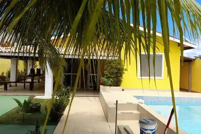Image de Beach house with pool, barbecue and wood oven