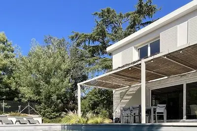 Image de Villa between sea and golf with swimming pool for 9 people