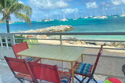Image de Exceptional private beach family condo, 2 bedrooms, 5 real beds, from € 763/w
