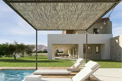 Image de Superbe Finca \"Clos\" avec vue sur la montagne, piscine privée, jardin, A/C et Wi-Fi.
