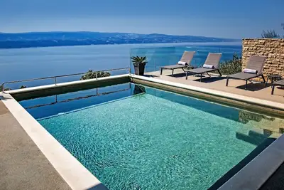 Image de New Luxury Villa Dispet with sea views, pool, hot tub, cinema and gaming room