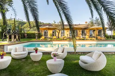 Luxury Wine Estate Villa Framed Among Lucca' Hills