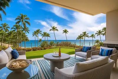 Image de Kbm Resorts | Free Car | Oceanfront Anuenue At Montage Kapalua Bay 3-Bedroom Condo with Daily Housekeeping, Spa! Mon-1205