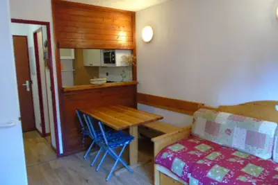 Image de Studio cosy à Valfréjus - Près remontées, Wifi, parking