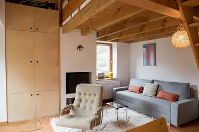 Image de Chalet cosy avec vue montagne plein sud