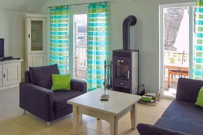 Image de Great family apartment with infrared sauna, wood-burning stove and balcony near the beach -