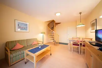 Image de Family-friendly maisonette close to the beach with balcony and view of the dyke