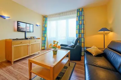 Image de Family maisonette on the North Sea with balcony and view of the green dyke