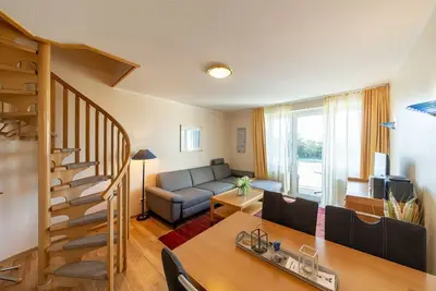 Image de Family-friendly maisonette by the sea with balcony and view of the dyke