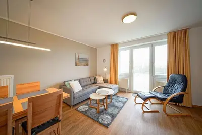 Image de Family-friendly vacation apartment on the North Sea with balcony and beach access -