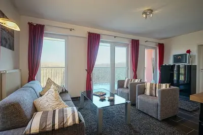 Image de Stylish vacation apartment with balcony on the North Sea dyke, sauna and whirlpool bath