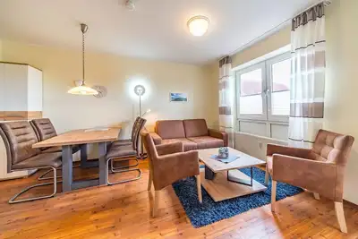 Image de Dog-friendly vacation apartment with Wlan and balcony in a dyke location on the North Sea -