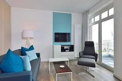 Image de Great apartment on the North Sea with great sea view, balcony and beach chair