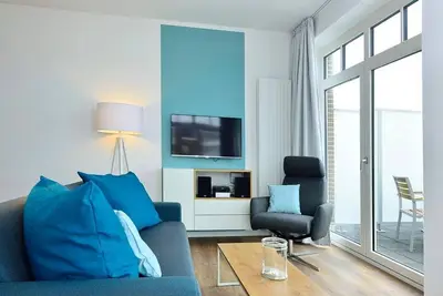 Image de Great apartment on the North Sea beach with direct sea view, balcony and beach chair!