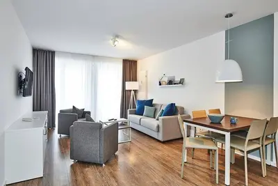 Image de Family apartment with balcony incl. use of swimming pool & sauna near the beach -