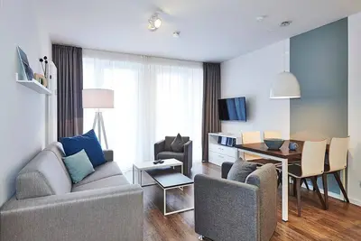 Image de Great apartment close to the beach with two balconies incl. use of swimming pool & sauna