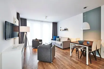 Image de Vacation apartment close to the beach with south-facing balcony including use of swimming pool & sauna -