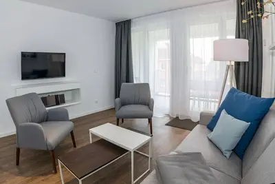 Image de Beachfront apartment with balcony incl. parking, use of swimming pool & sauna -