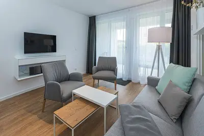 Image de Great apartment, close to the beach, with terrace, parking, use of swimming pool & sauna