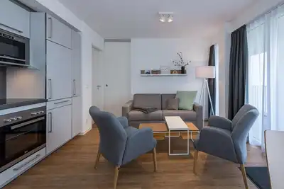 Image de Vacation apartment close to the beach with balcony, parking, use of swimming pool & sauna -