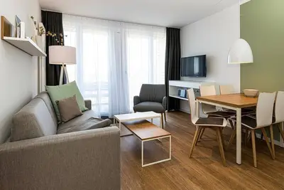 Image de Vacation apartment near the North Sea with balconies, parking, use of swimming pool & sauna