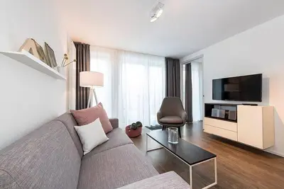 Image de Top apartment with terrace, beach chair & green space - great for families with dogs