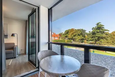 Image de Modern apartment for a relaxing vacation by the Baltic Sea with a view of the park -