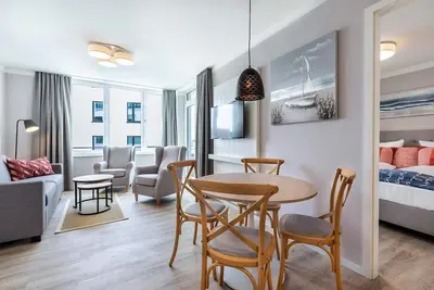 Image de Pet-free, ultra-modern non-smoking apartment with loggia on the Baltic Sea -