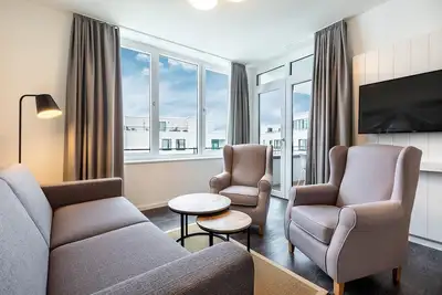 Image de Modern apartment with loggia in a sunny south-west facing position and in-house Spa -